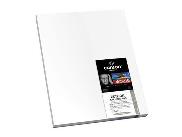 100% Cotton Rag 310gsm Bright White Matte Inkjet Paper 17x22 inch 25 Sheets A50588