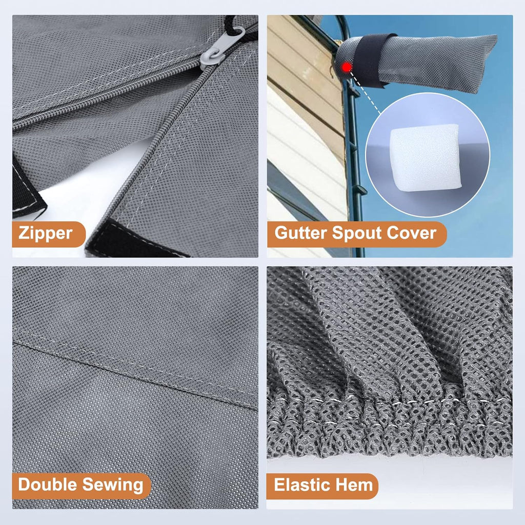 5 Layers 5th Wheel RV Cover Heavy Duty Camper Cover M4372