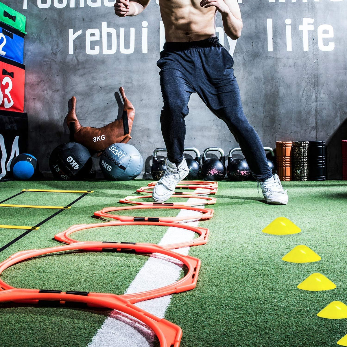 Agility Ladder Set with Carry Bag K4040