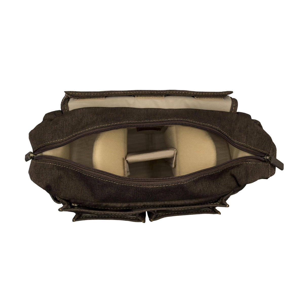 Hazelnut Brown Courier Bag I971