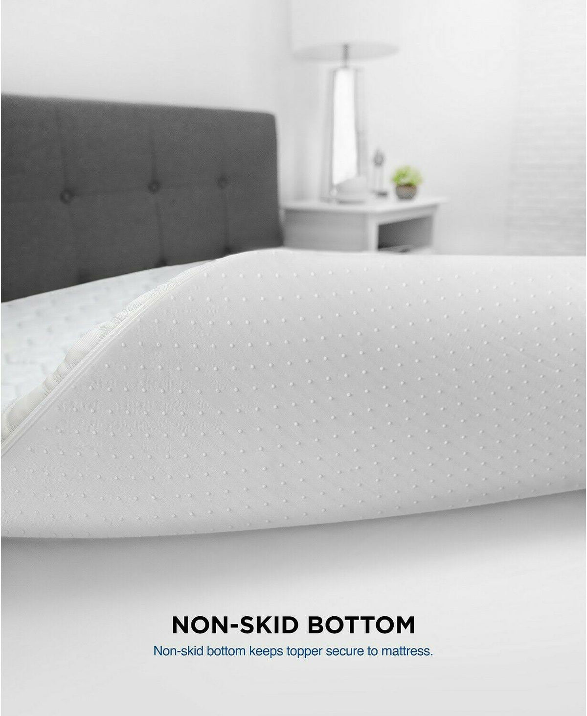 Gel-Infused Memory Foam Mattress Topper - Twin C96692