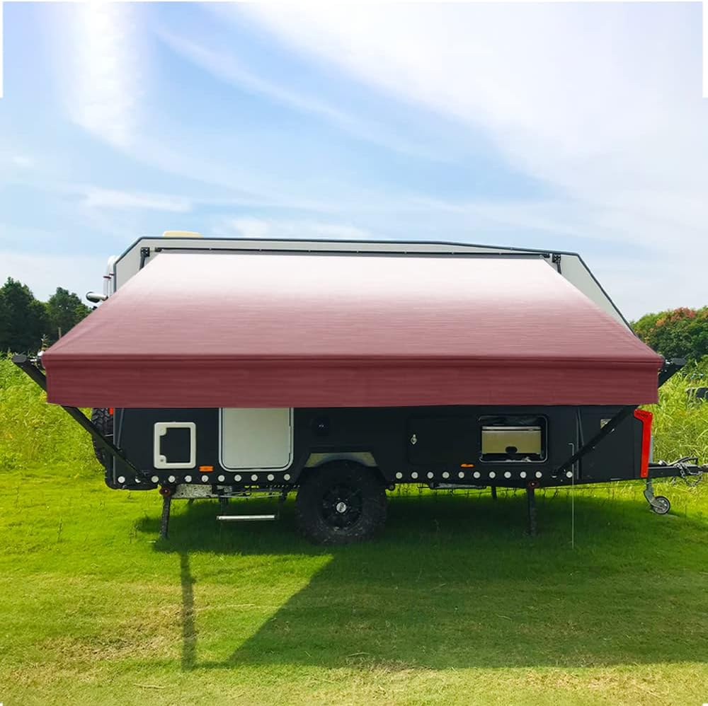 18 Feet Black Vinyl RV Awning Replacement X1681