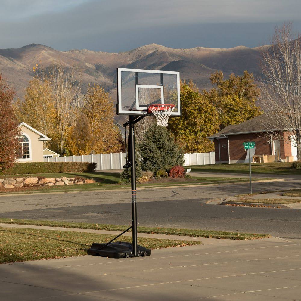 54-Inch Polycarbonate Portable Basketball Hoop Y377464