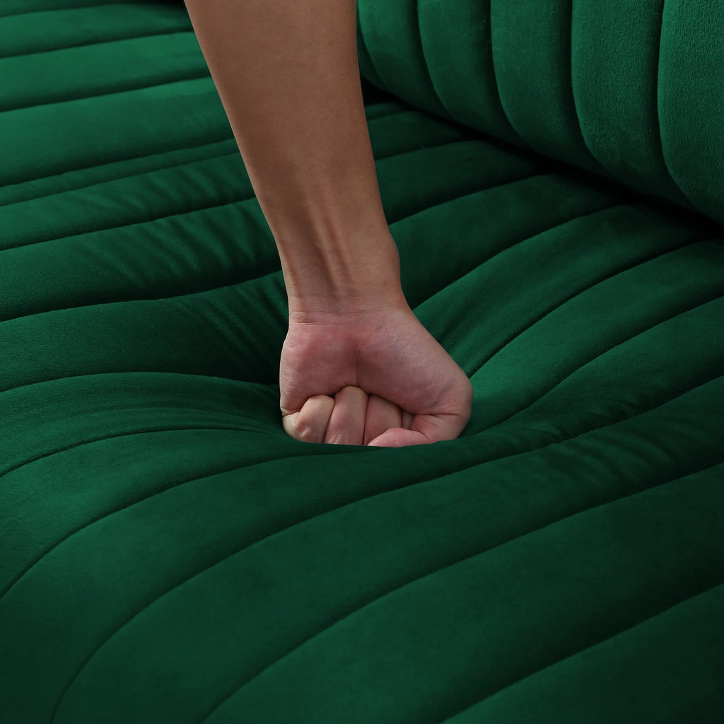 Green Velvet Accent Chair W378196