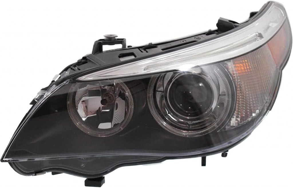 BMW 545i Headlight Assembly 2004 2005 Passenger Side HID R121728