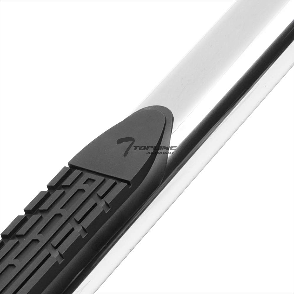 4" Oval Polished Stainless Steel Side Step Nerf Bars Rail Running Boards U251