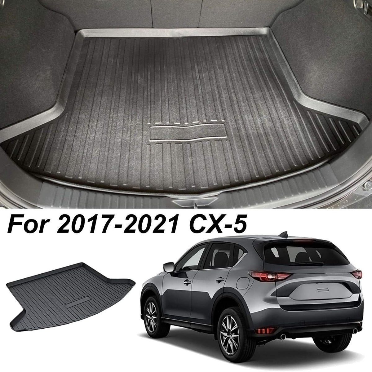 Cargo Liner Trunk Mat Waterproof Protector for Mazda CX-5 U71793