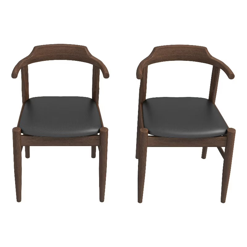 Black Faux Leather Dining Chair (Set of 2) M49931