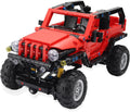 Yellow Off-Road Pickup Truck Building Blocks Toy Car with Brick Separator N39260