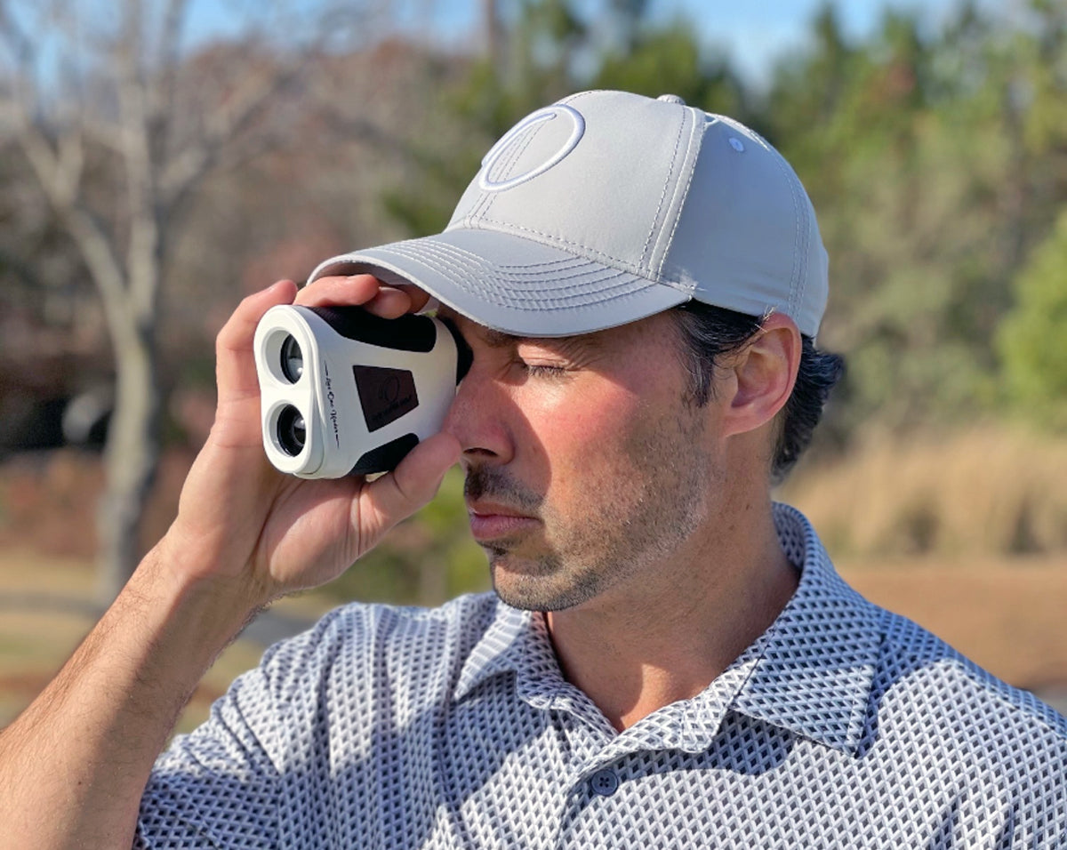 Golf Rangefinder with Slope Compensation, 6X Magnification up to 800yds (White) V519