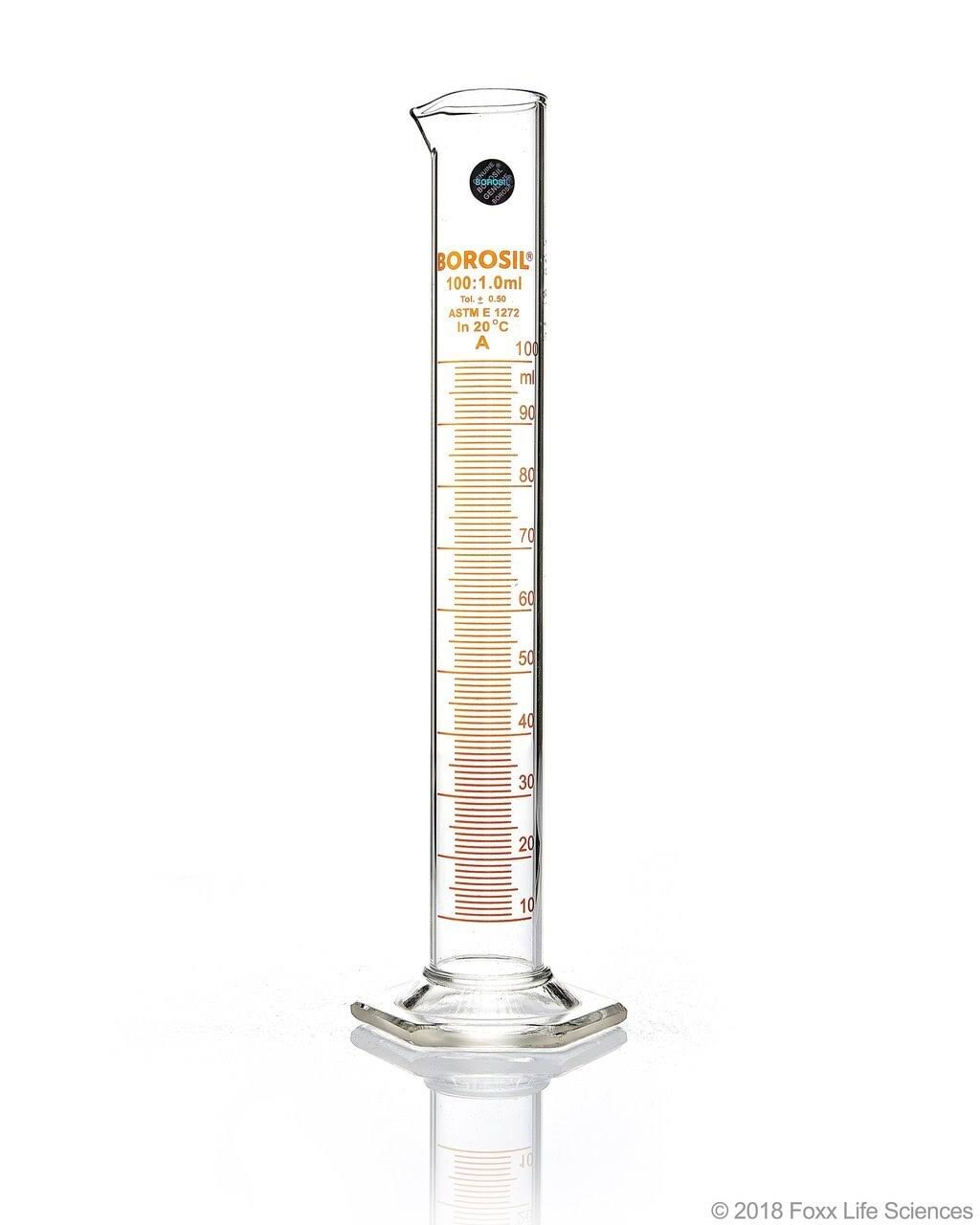 100ml Graduated Cylinders with Pour Spout E766620