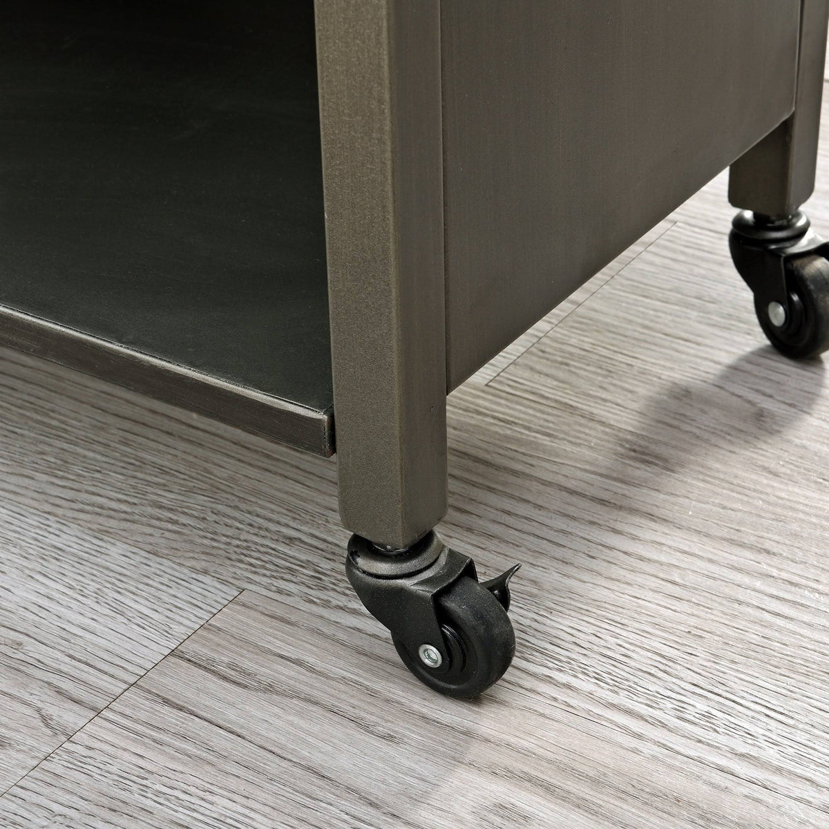 White Farmhouse Kitchen Cart P728