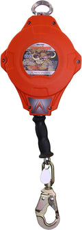 50-Foot Self-Retracting Lifeline with Steel Snap Hook & Carabiner D193