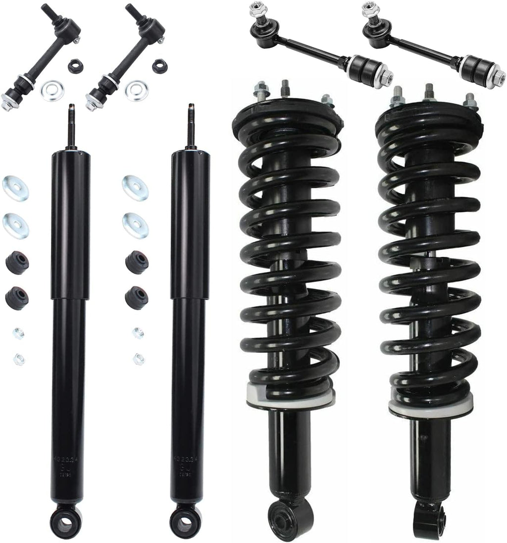 8pc Front Complete Struts + Rear Shock Absorbers Suspension Kit R579