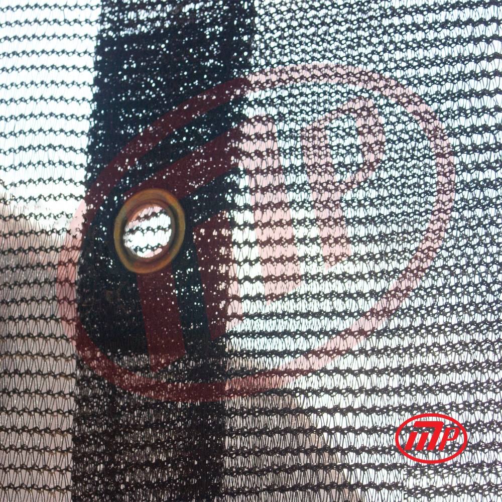 Fire Retardant Vertical Debris Safety Netting, 12&H x 200&W, Black B79635