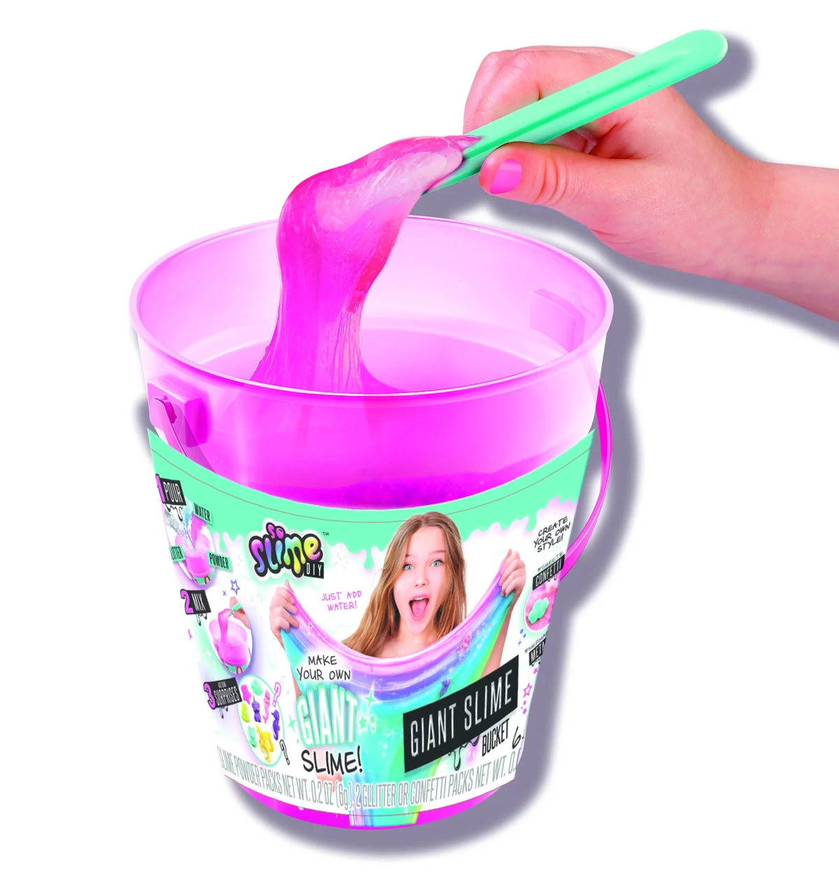 Giant Slime Bucket Pink N391