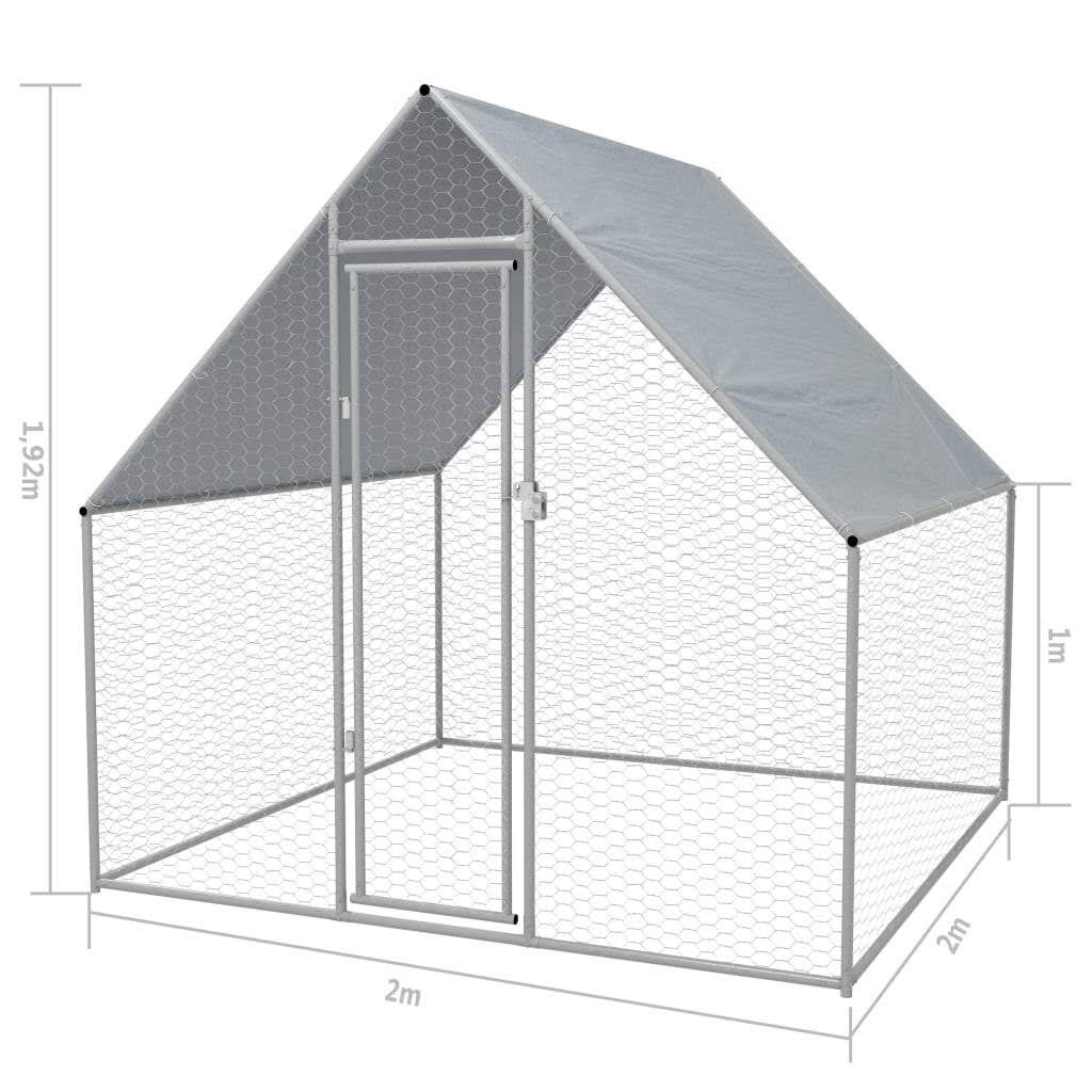 Galvanized Steel Chicken Cage Q1871