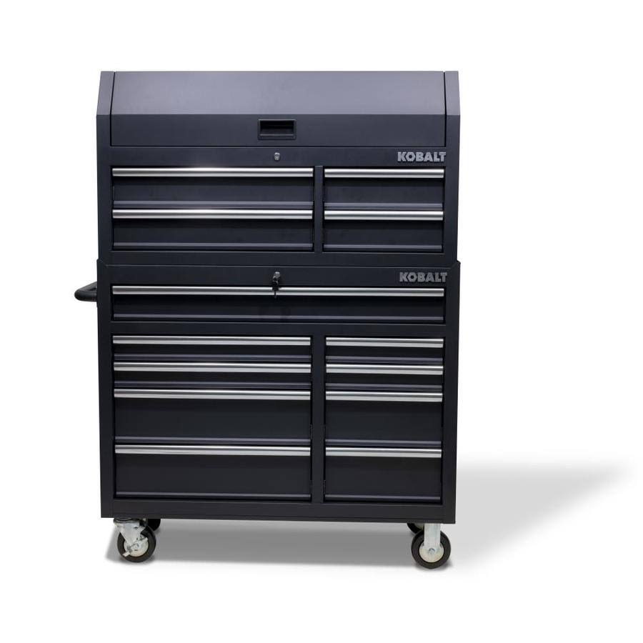 13 Drawer Black Tool Chest and Cabinet Set P9715