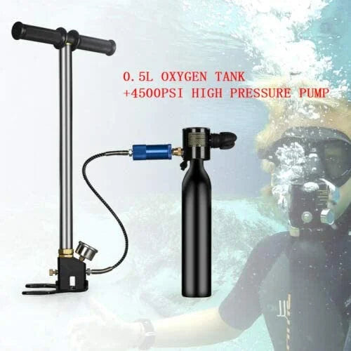 0.5L Diving Air Tank with High-pressure Pump S6767