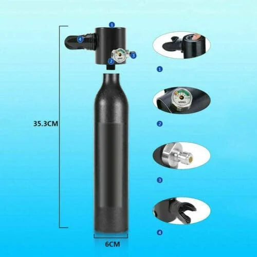 0.5L Diving Air Tank with High-pressure Pump S6767