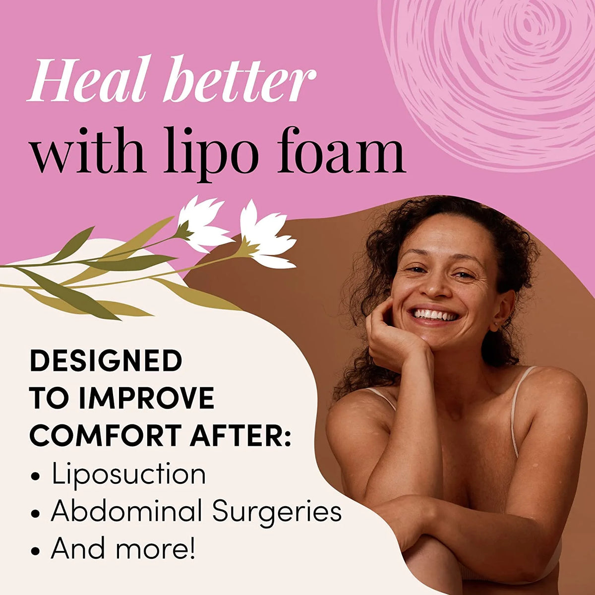 3 Pack Lipo Foam Medical Grade Foam R951