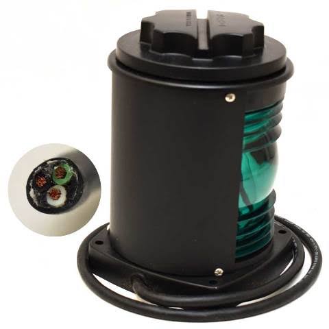 Black Plastic Side Light R424