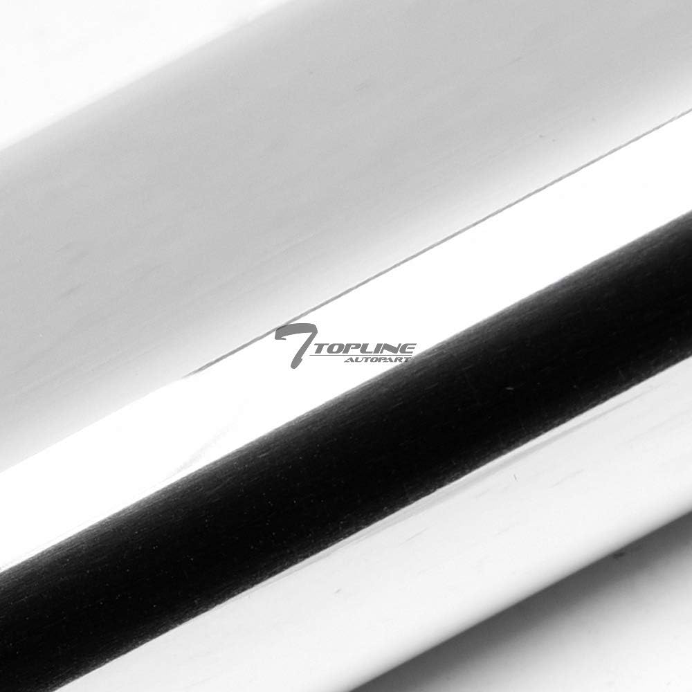 4" Oval Polished Stainless Steel Side Step Nerf Bars Rail Running Boards U251