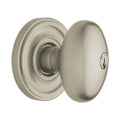 Egg Satin Nickel Keyed Entry Door Knob M122884