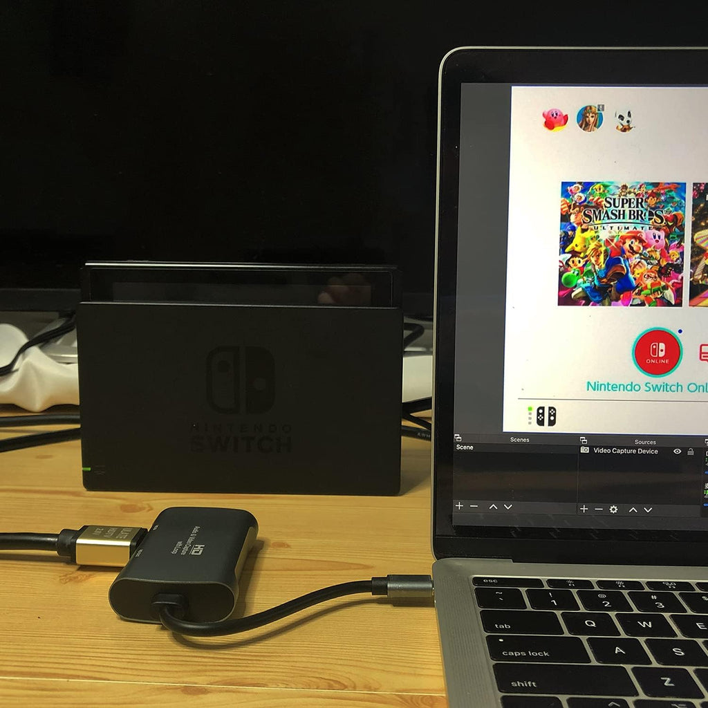USB TypeC HD Video & Audio Capture Card with 4K 60HZ Loop, Pack of 2 I109