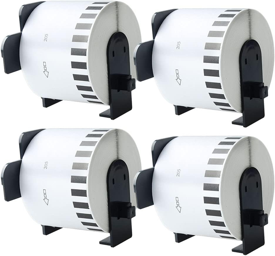8 Pack Continuous White Label Paper Roll with 8 Reusable Cartridges B35396