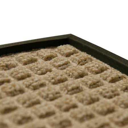 Tan Rubber Backed Carpet Mat D698809