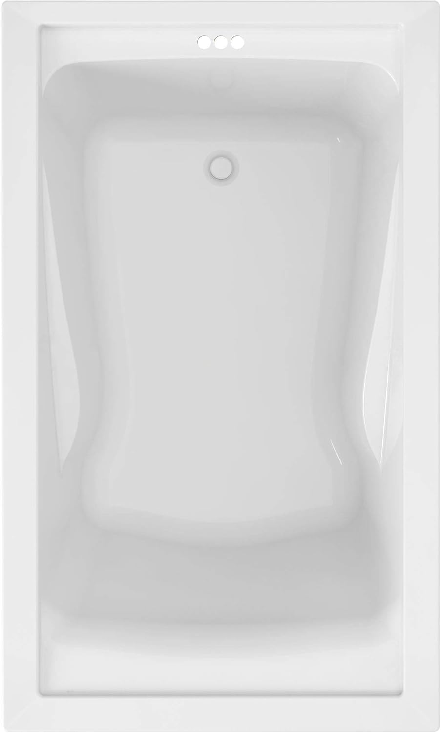 White 5 ft. x 36 in. Deep Soaking Tub with Reversible Drain E3315