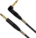 6 Foot Guitar Instrument Cable with Right Angle and Straight Connectors V6789