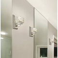 Brushed Nickel Armed Sconce D2278