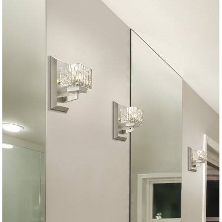 Brushed Nickel Armed Sconce D2278
