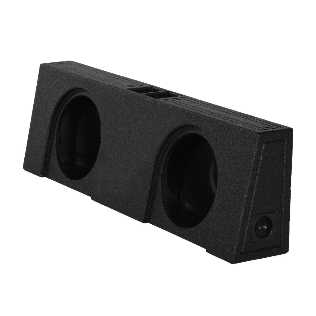 Dual 12x22 Vented Empty Box Behind Seat Mount V13375