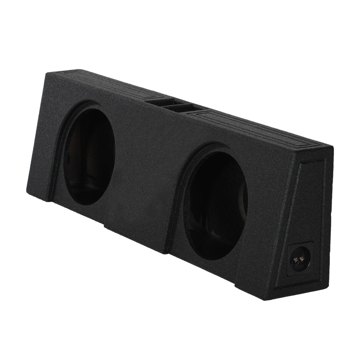 Dual 12x22 Vented Empty Box Behind Seat Mount V13375