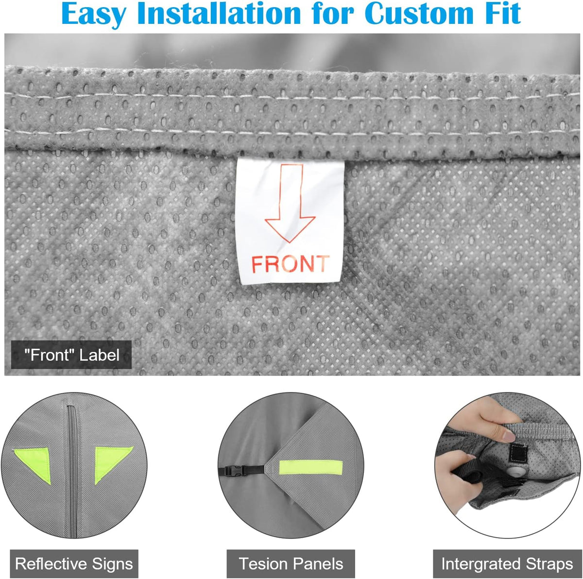 Upgraded 5-ply Class C RV Cover Fits 23'-26' RVs T7347