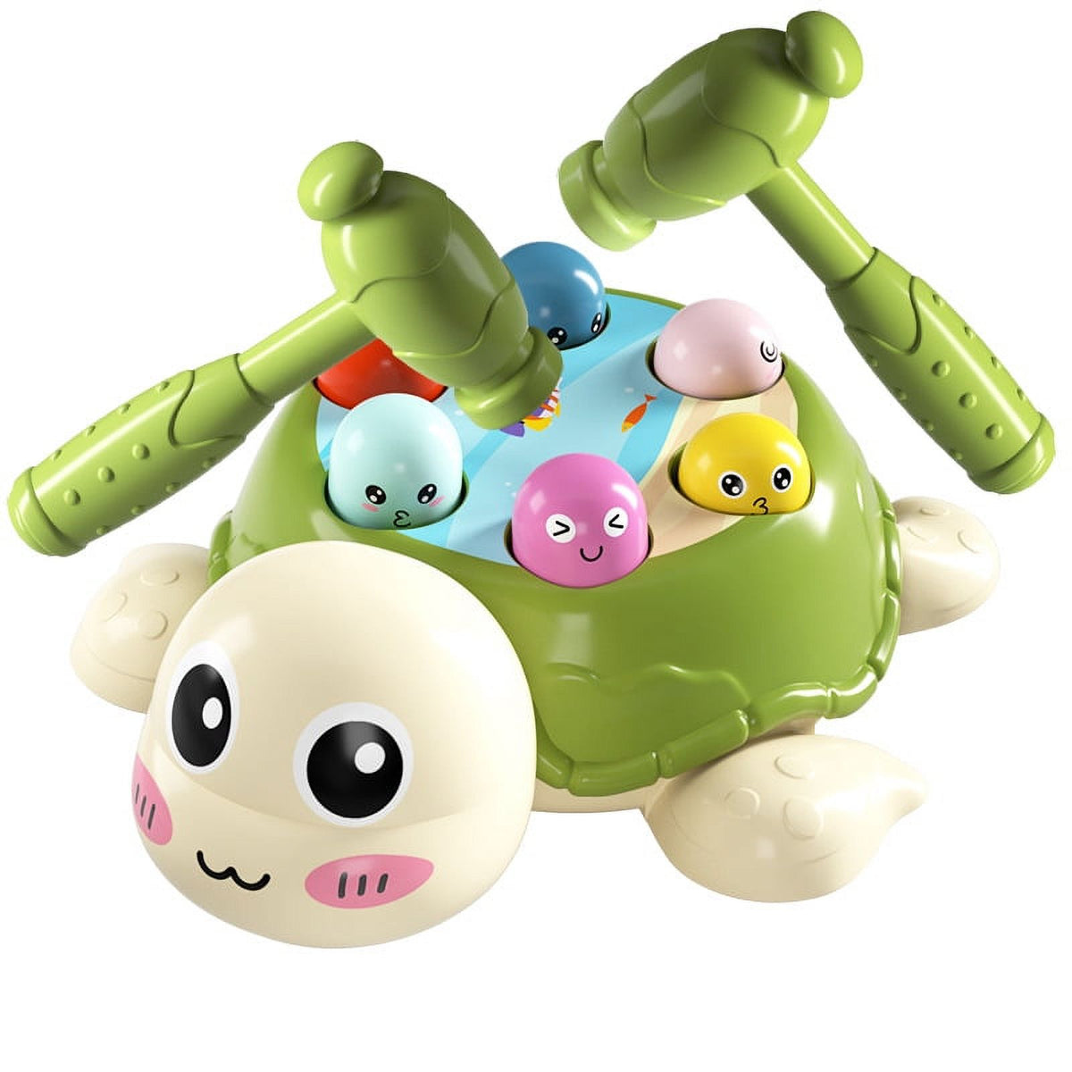 Knocking Toy Whack Tortoise Game Hammer Whacking Toy F4375