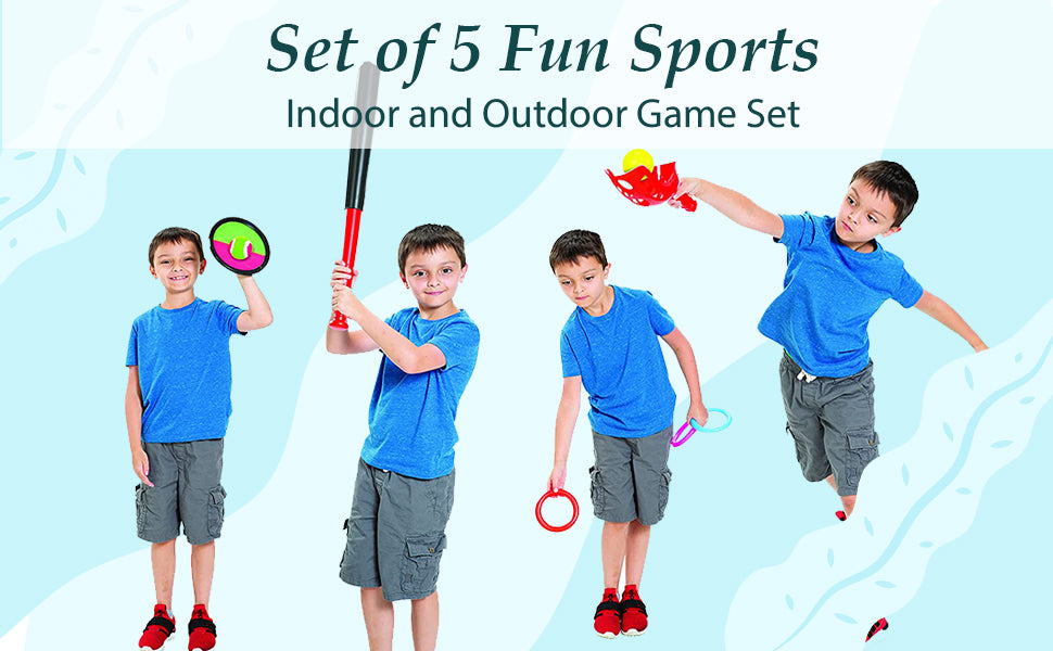 5 Combo Indoor and Outdoor Game Set G9352