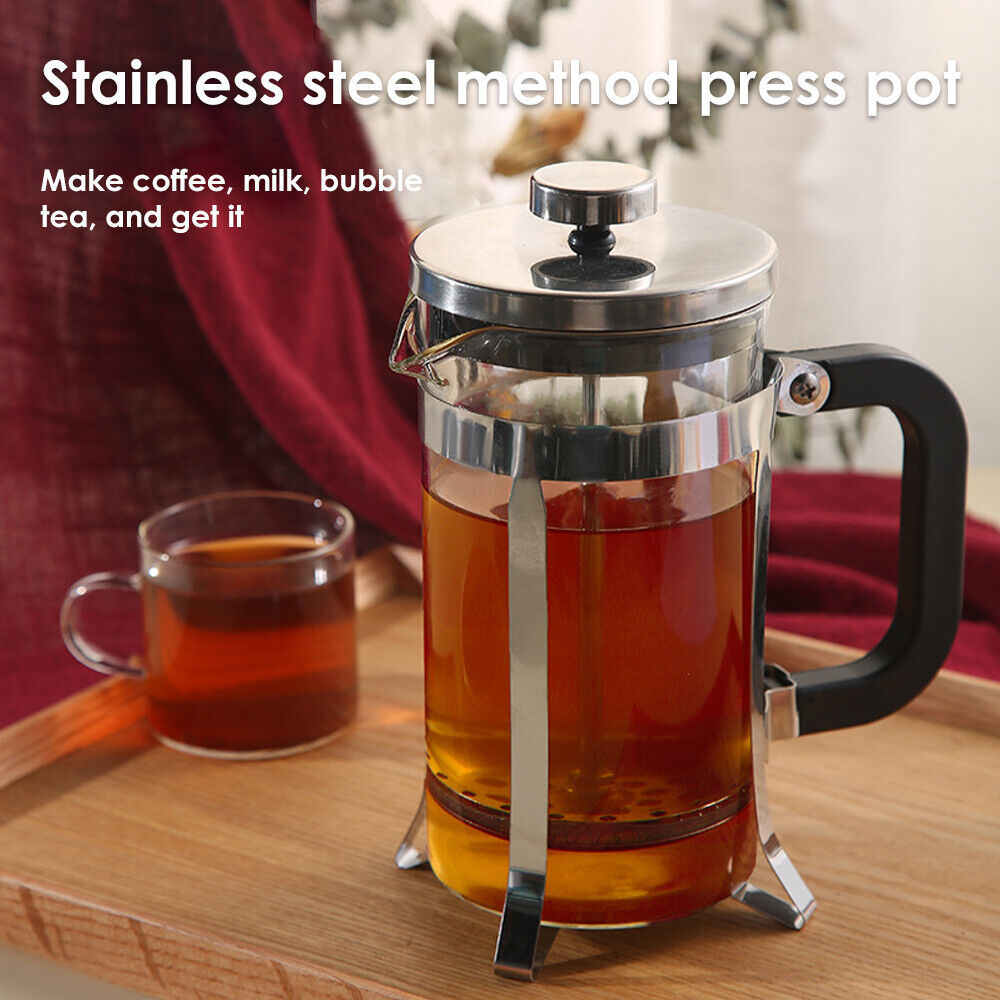 20oz Glass Stainless Steel French Coffee Press K949