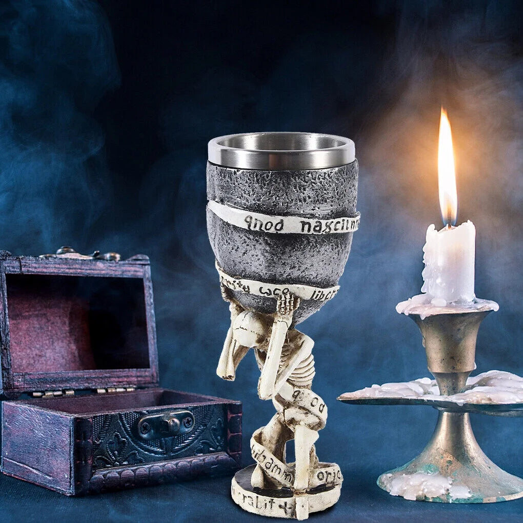 Stainless Steel Gothic Wine Cups Y2108