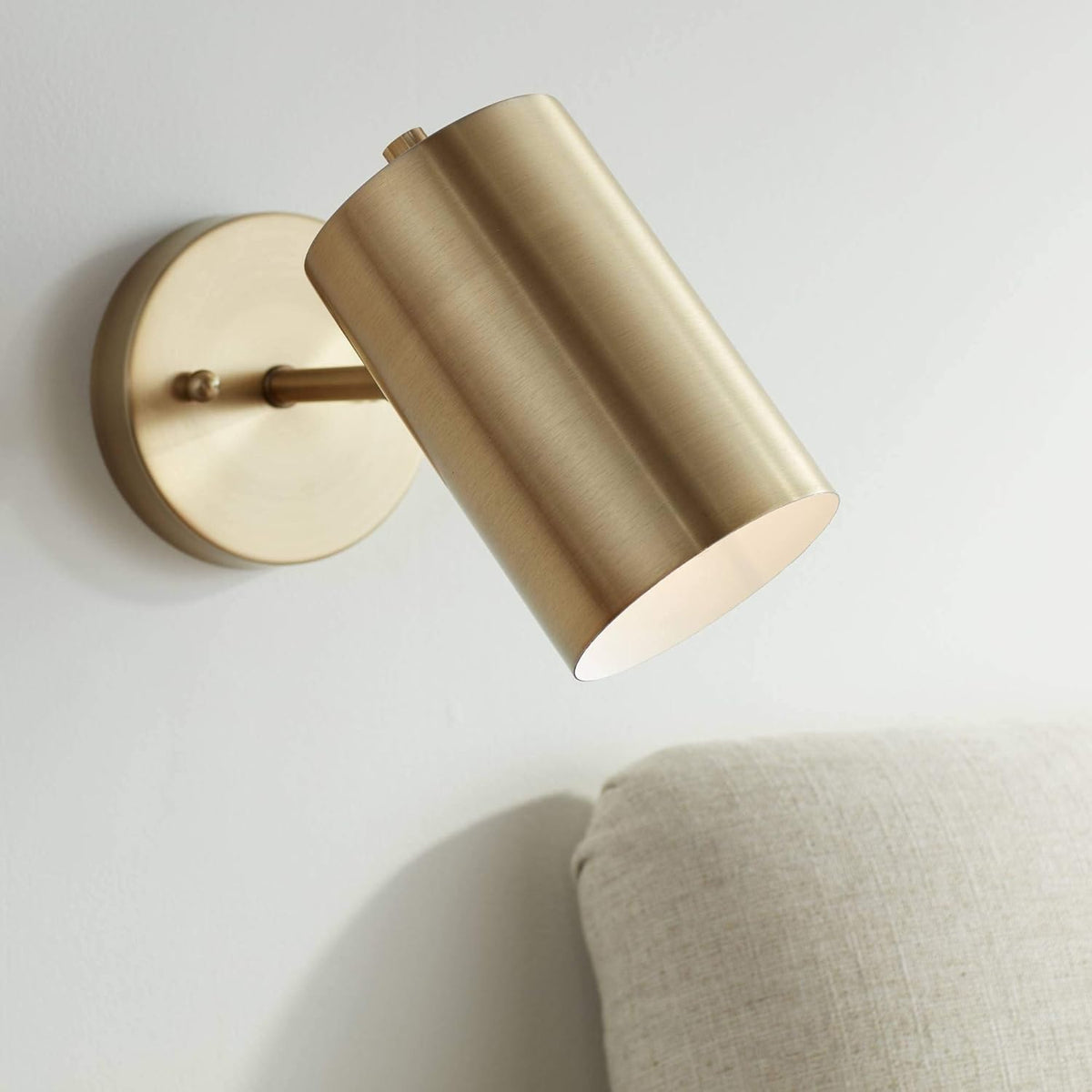Polished Brass Plug-in Wall Lamp P18783