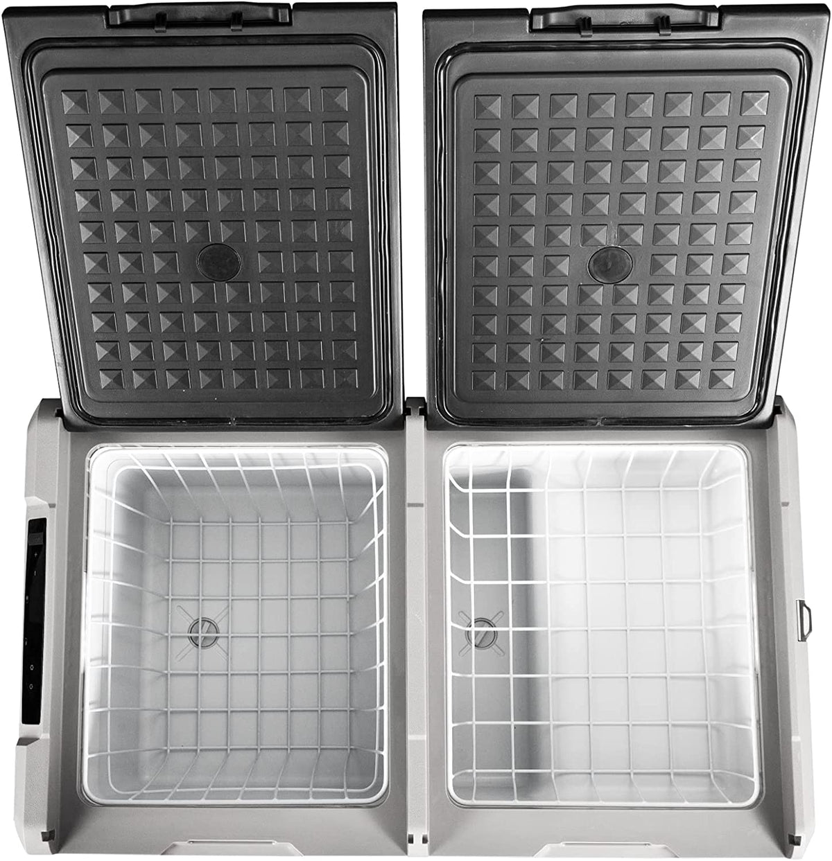 12V 80 qt. Dual Door Chest Refrigerator with Cooler W57472
