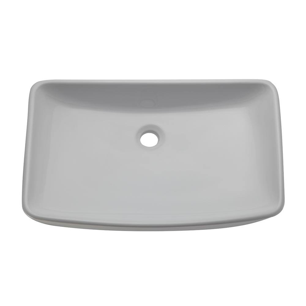 White Rectangular Vessel Sink I909827