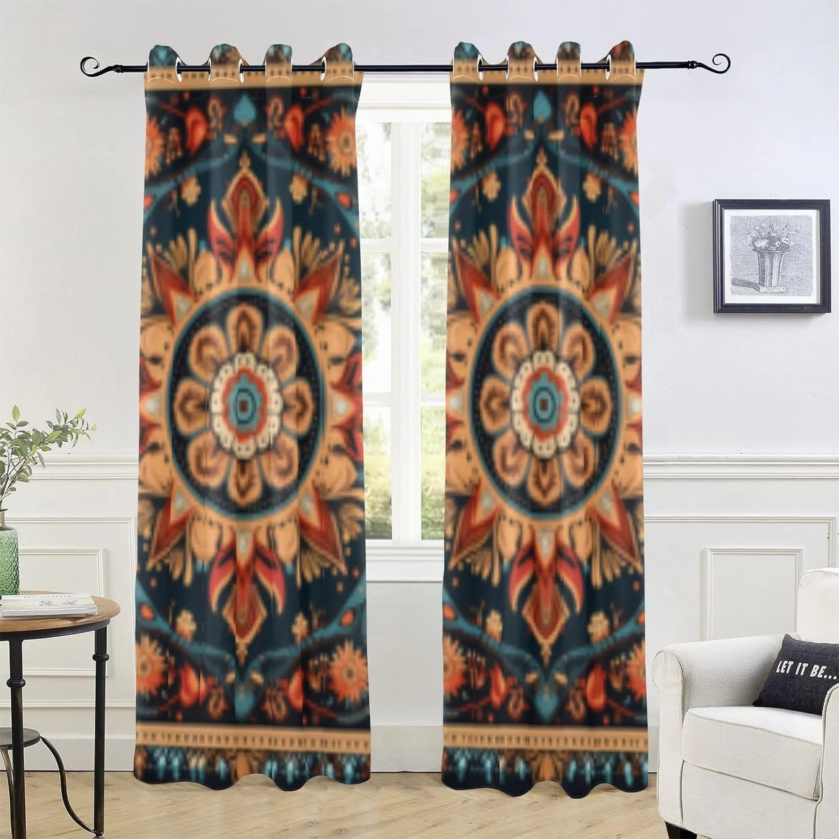 84" Grommet Blackout Curtains J4143