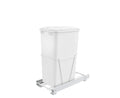 White Plastic Pull Out Trash Can P758694