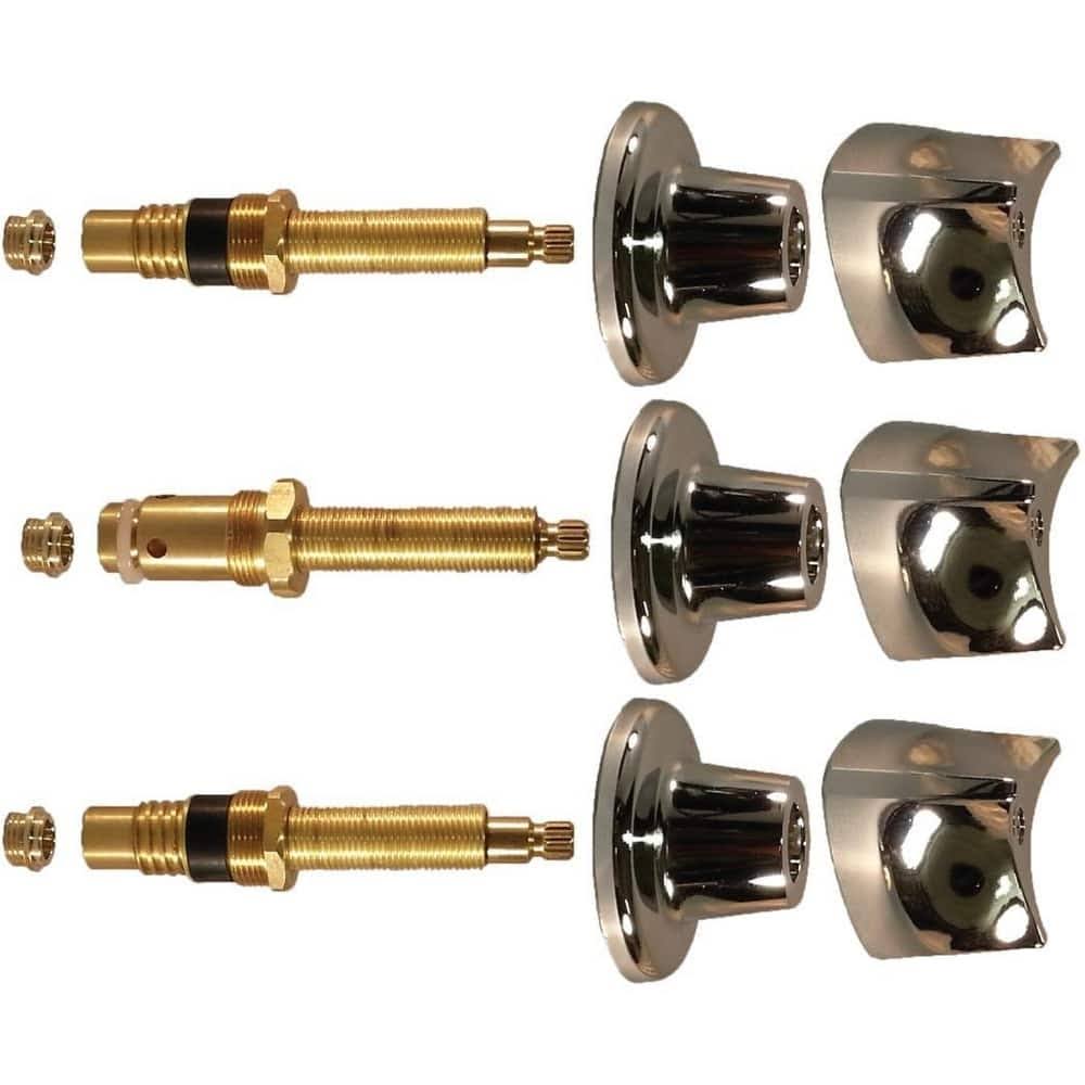 Polished Chrome 3-Handle Valve Rebuild Kit M959958