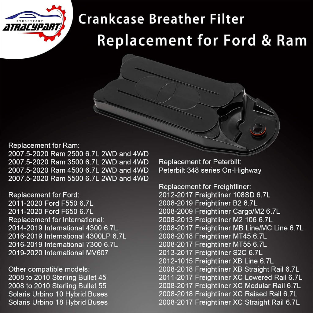 CCV Filter Breather Vent Element Pack of 2 E947