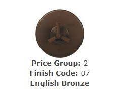 English Bronze Garbage Disposer Flange J801